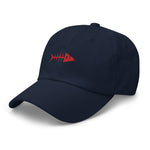 Clishirt© Embroidered Red Fish Dad hat