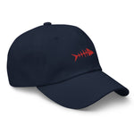 Clishirt© Embroidered Red Fish Dad hat