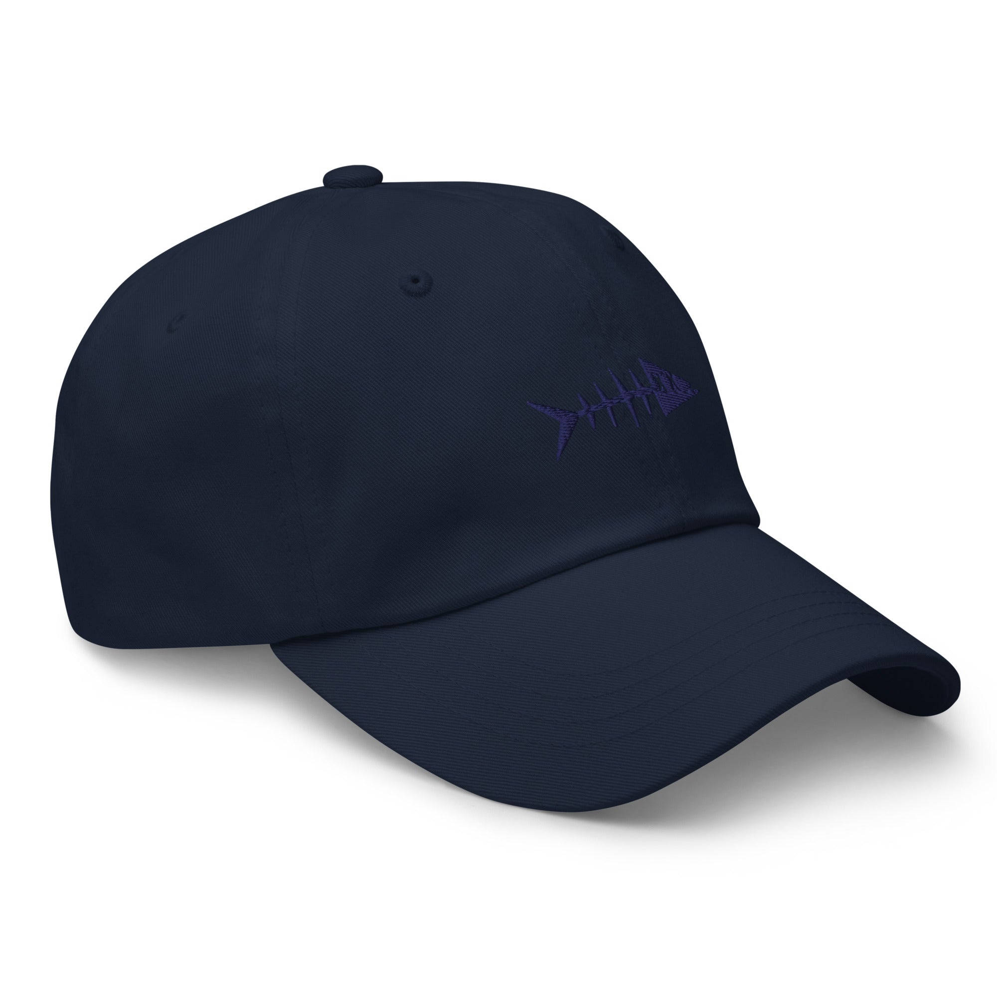 Clishirt© Embroidered Navy Fish Dad hat