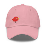 Clishirt© Embroidered Stone Bird Illustration Dad hat