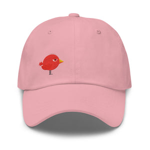 Clishirt© Embroidered Stone Bird Illustration Dad hat