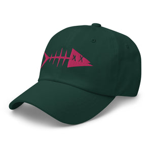 Clishirt© Magenta Fish Dad hat