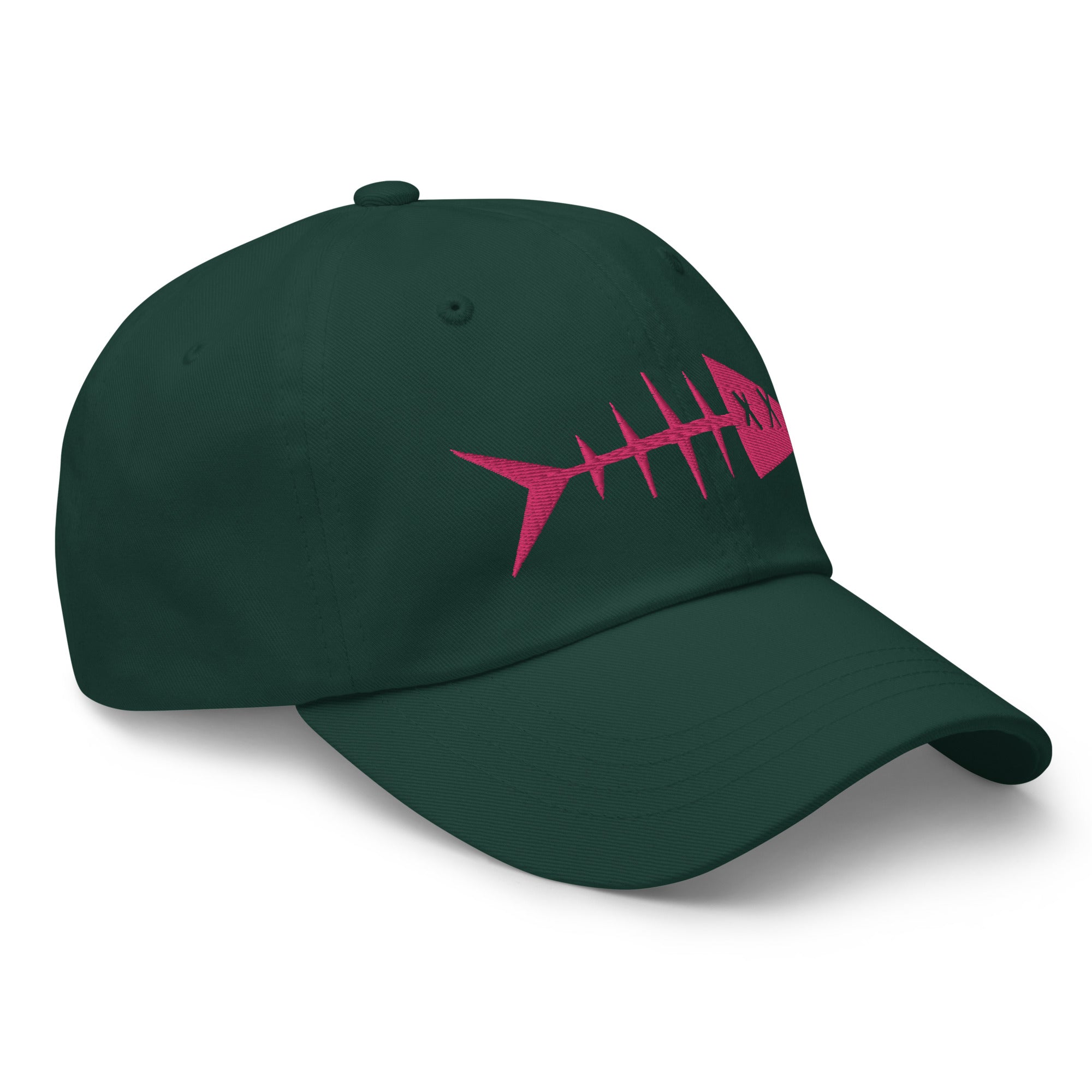 Clishirt© Magenta Fish Dad hat