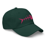 Clishirt© Magenta Fish Dad hat