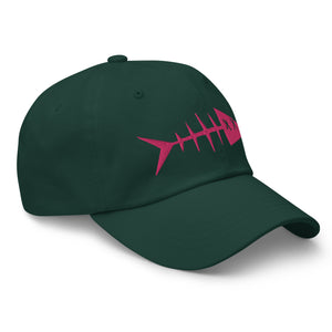 Clishirt© Magenta Fish Dad hat