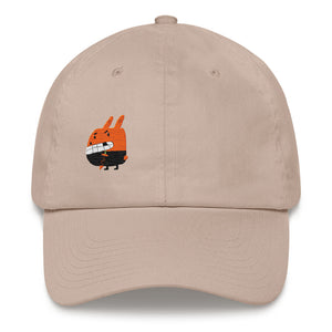 Clishirt© Embroidered Indecent Rabbit Illustration Dad hat