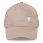 Clishirt© Multi-Color Embroidered Snow Man Illustration Dad hat