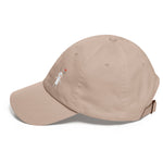 Clishirt© Multi-Color Embroidered Snow Man Illustration Dad hat