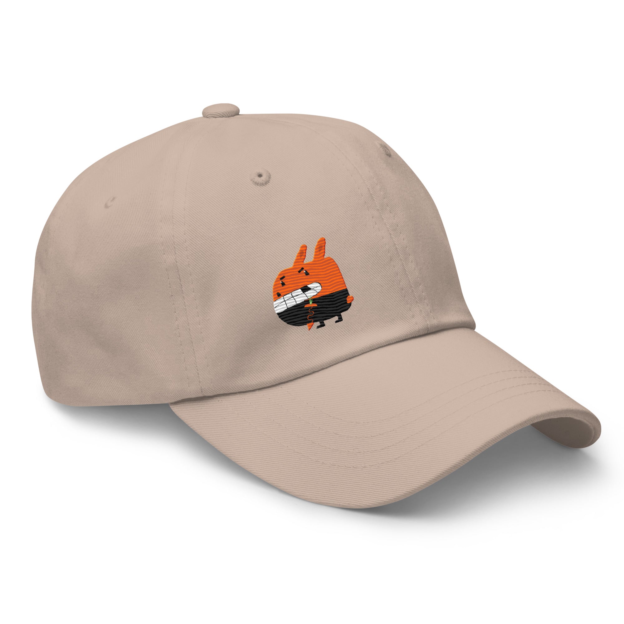 Clishirt© Embroidered Indecent Rabbit Illustration Dad hat