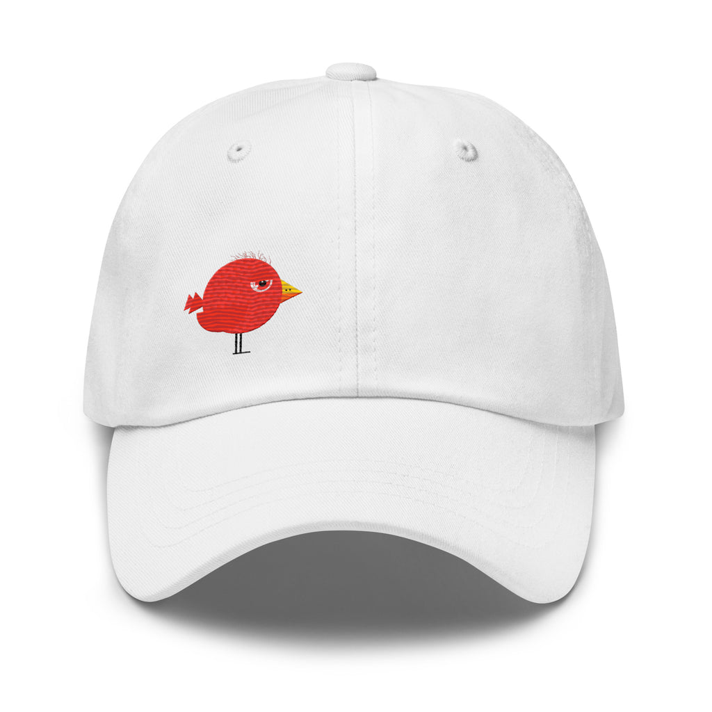 Clishirt© Embroidered Stone Bird Illustration Dad hat