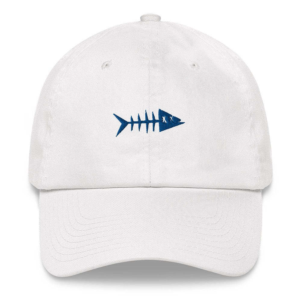 Clishirt© Embroidered Blue Fish Dad hat