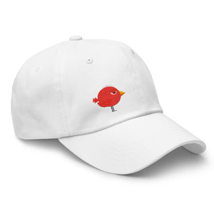 Clishirt© Embroidered Stone Bird Illustration Dad hat