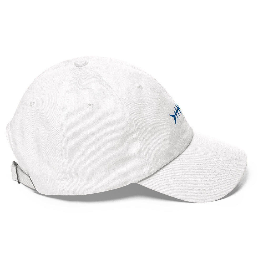 Clishirt© Embroidered Blue Fish Dad hat