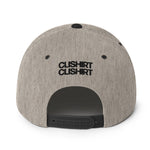 Clishirt© 3D Puff Embroidered Black Fish Snapback Hat