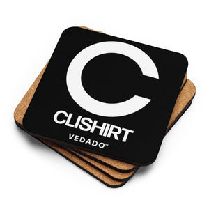 Clishirt Cork-back coaster