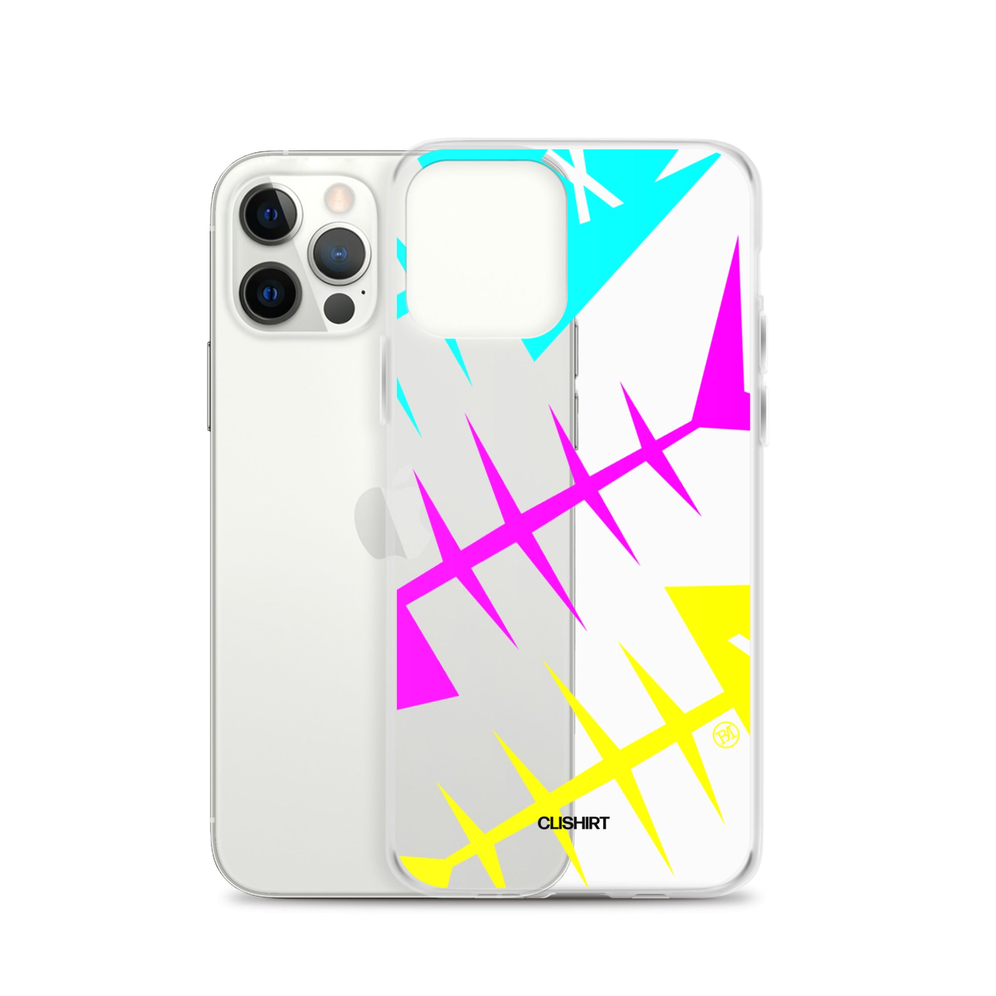 Clishirt© Cyan Magenta Yellow Fish Clear Case for iPhone®