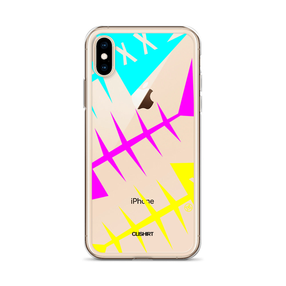Clishirt© Cyan Magenta Yellow Fish Clear Case for iPhone®