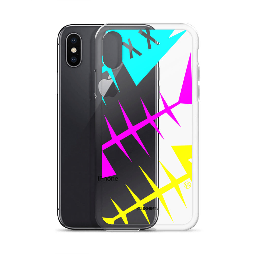 Clishirt© Cyan Magenta Yellow Fish Clear Case for iPhone®
