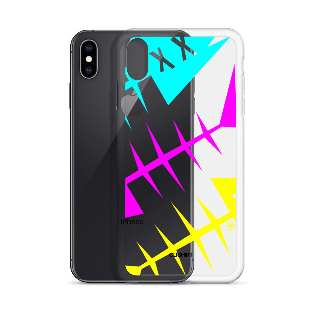 Clishirt© Cyan Magenta Yellow Fish Clear Case for iPhone®