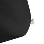 Clishirt© Embroidered Black Fish large organic tote bag