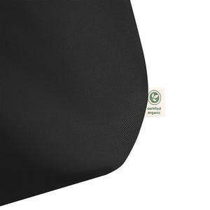 Clishirt© Embroidered Black Fish large organic tote bag