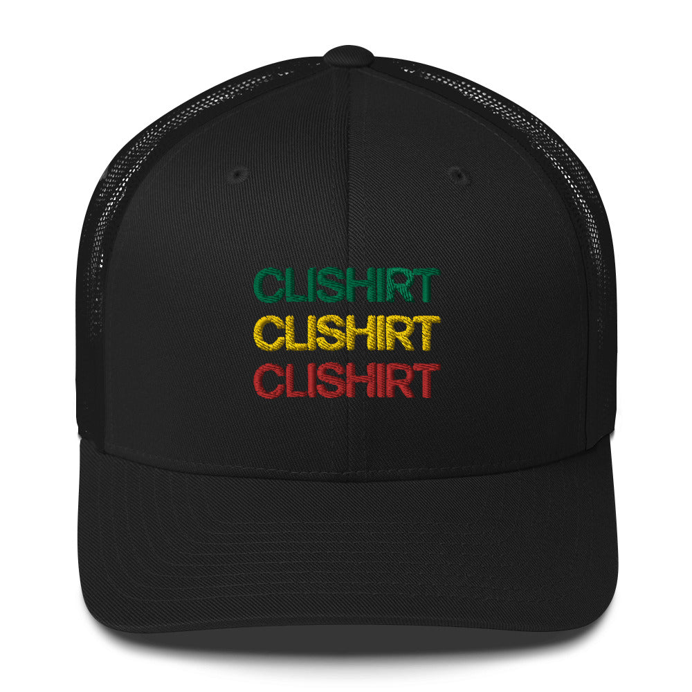 Clishirt© 3D Puff Embroidered Trucker Cap