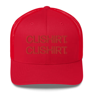 Clishirt© 3D Puff Embroidered Trucker Cap