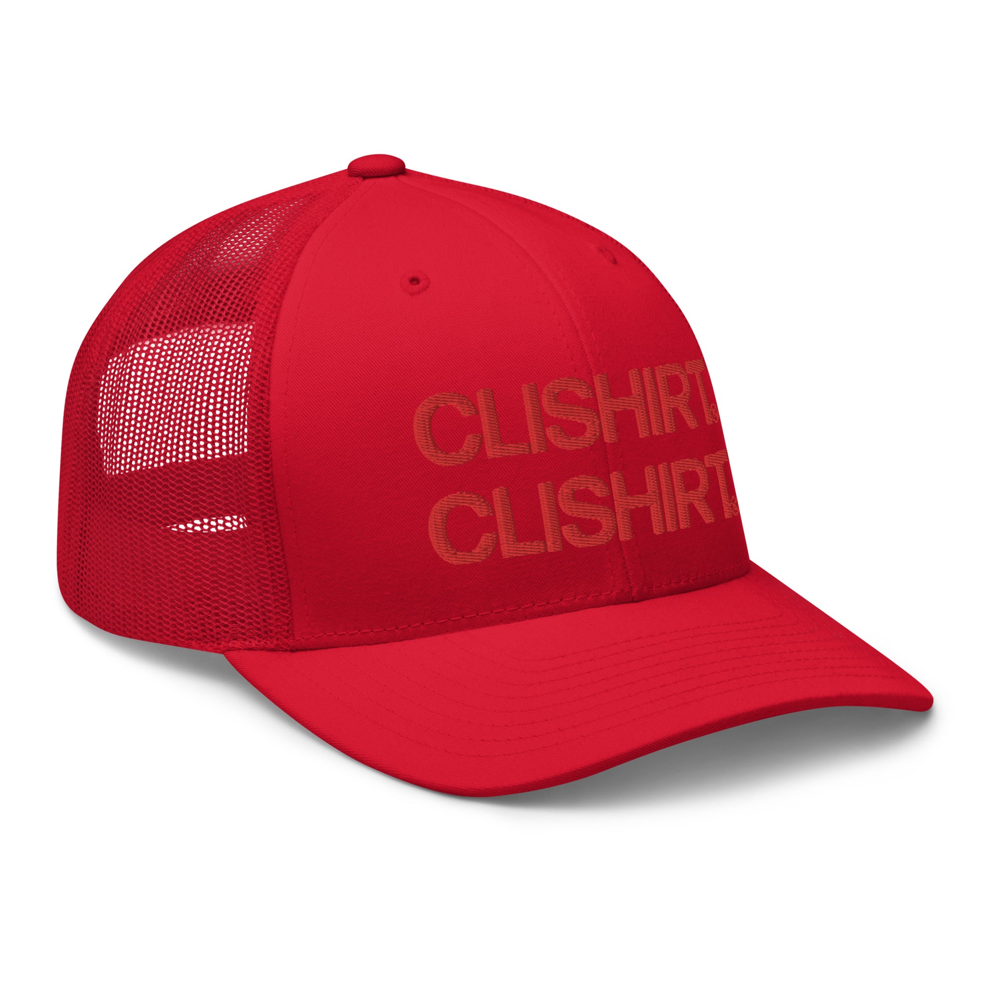 Clishirt© 3D Puff Embroidered Trucker Cap