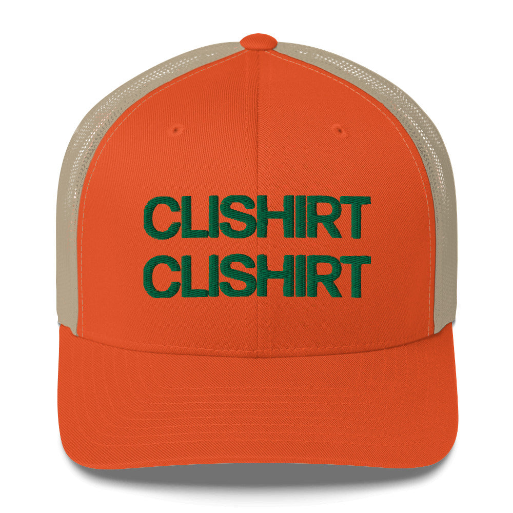 Clishirt© 3D Puff Embroidered Trucker Cap