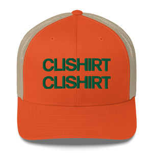 Clishirt© 3D Puff Embroidered Trucker Cap