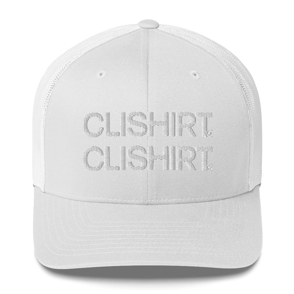 Clishirt© 3D Puff Embroidered Trucker Cap