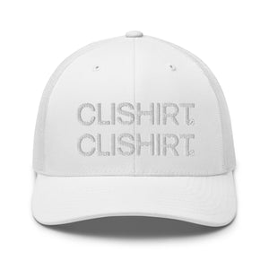 Clishirt© 3D Puff Embroidered Trucker Cap