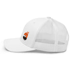 Clishirt© Unlimited Color Embroidered Indecent Rabbit Illustration Trucker Cap