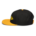 Clishirt© 3D Puff Embroidered Yellow Fish Snapback Hat