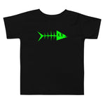 Clishirt© Green Fish Toddler Short Sleeve Tee