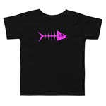 Clishirt© Magenta Fish Toddler Short Sleeve Tee