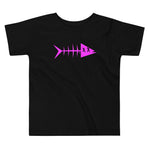 Clishirt© Magenta Fish Toddler Short Sleeve Tee