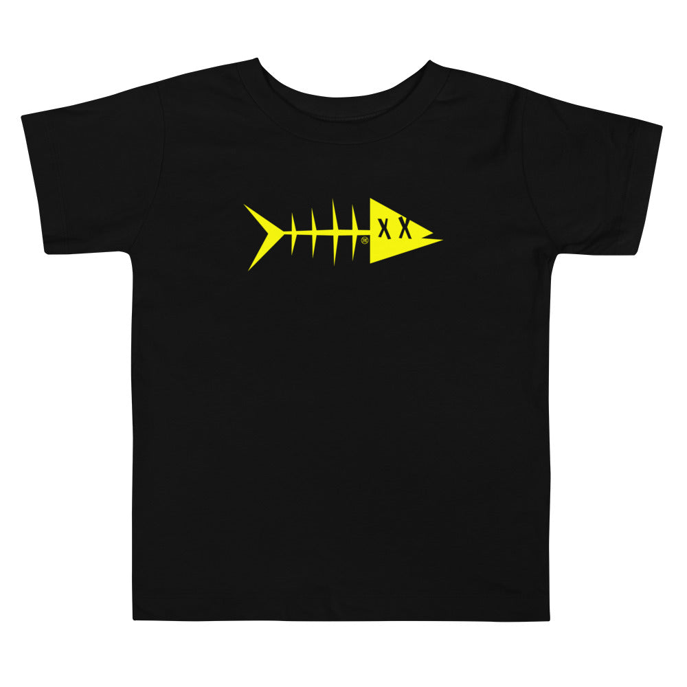 Clishirt© Yellow Fish Toddler Short Sleeve Tee