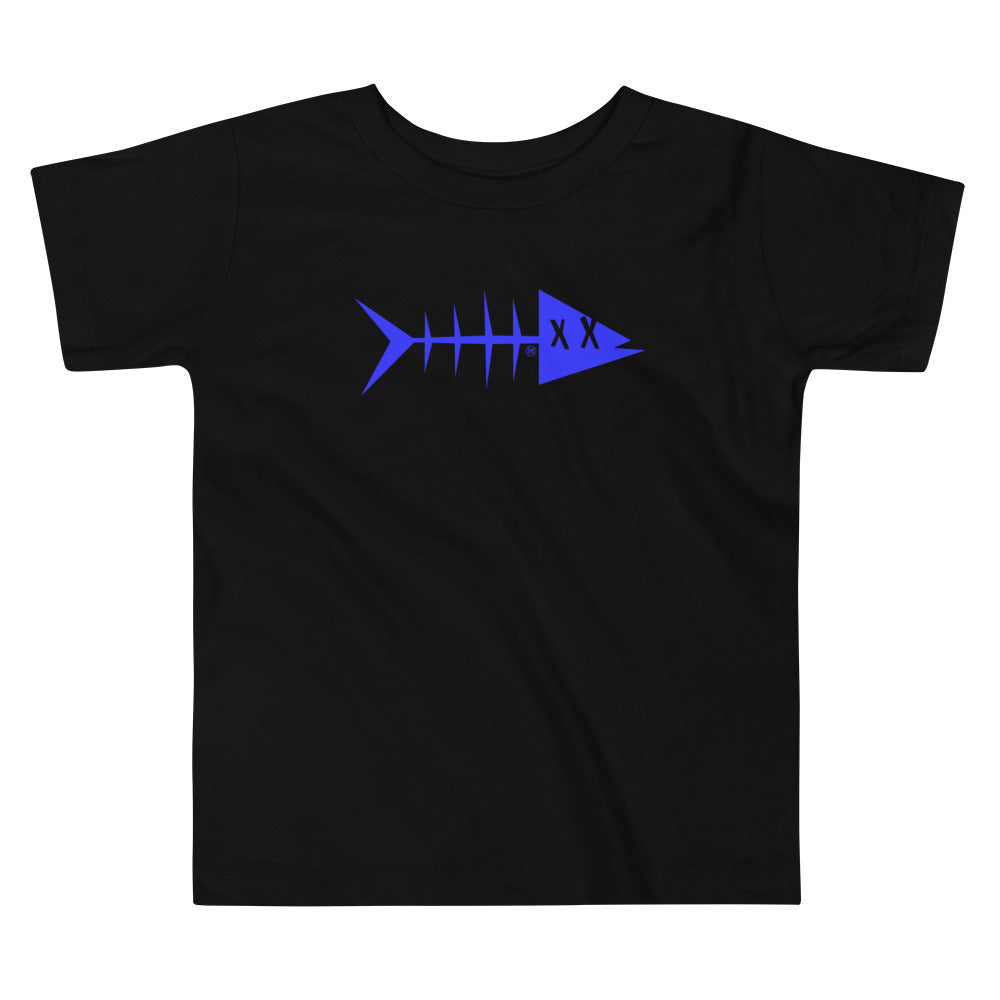 Clishirt© Blue Fish Toddler Short Sleeve Tee