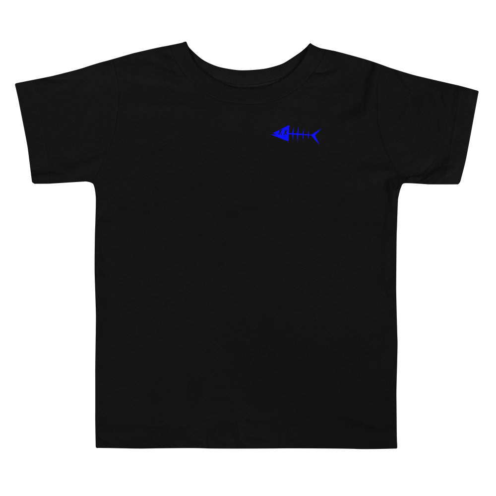 Clishirt© Blue Fish Toddler Short Sleeve Tee