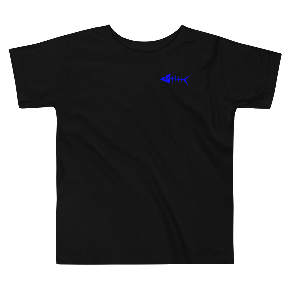Clishirt© Blue Fish Toddler Short Sleeve Tee