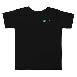 Clishirt© Cyan Fish Toddler Short Sleeve Tee