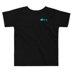 Clishirt© Cyan Fish Toddler Short Sleeve Tee