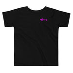 Clishirt© Magenta Fish Toddler Short Sleeve Tee