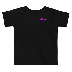 Clishirt© Magenta Fish Toddler Short Sleeve Tee