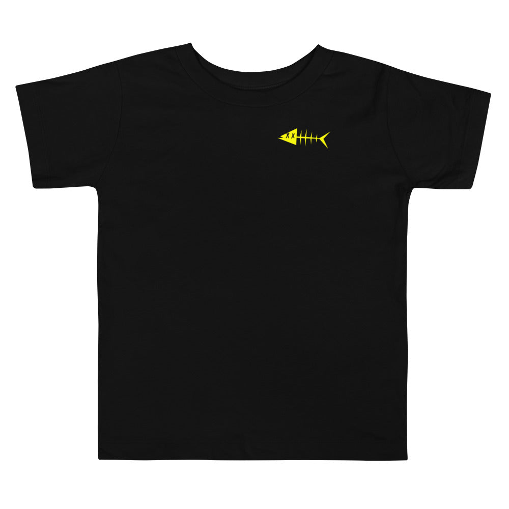 Clishirt© Yellow Fish Toddler Short Sleeve Tee