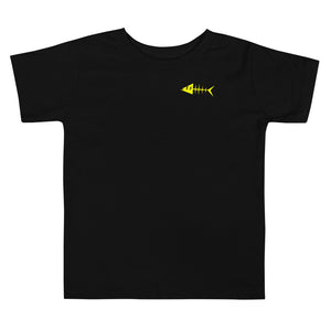 Clishirt© Yellow Fish Toddler Short Sleeve Tee
