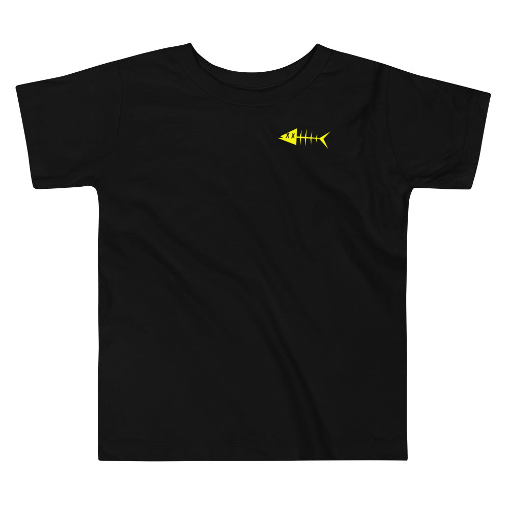 Clishirt© Yellow Fish Toddler Short Sleeve Tee