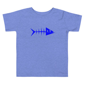 Clishirt© Blue Fish Toddler Short Sleeve Tee