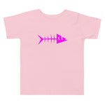 Clishirt© Magenta Fish Toddler Short Sleeve Tee